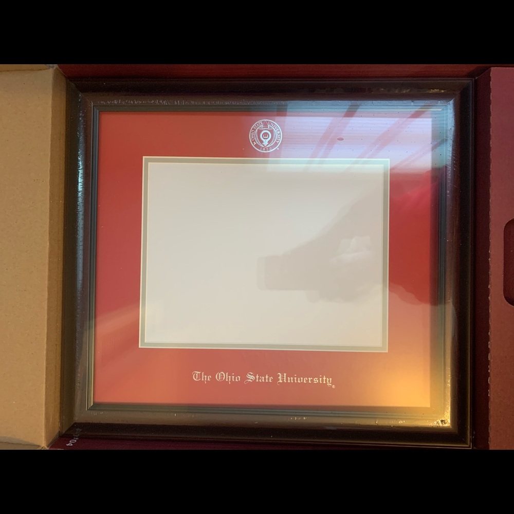 New in Box Ohio State Diploma Frame